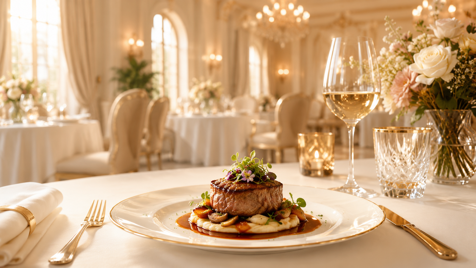 Luxury dining experience